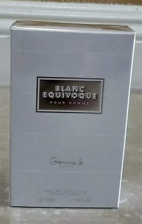 Blanc Equivoque pour homme 3.4 oz eau de toilette spray for men.